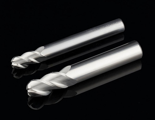 Carbide Ball Nose End Mill 3 Flute Polished