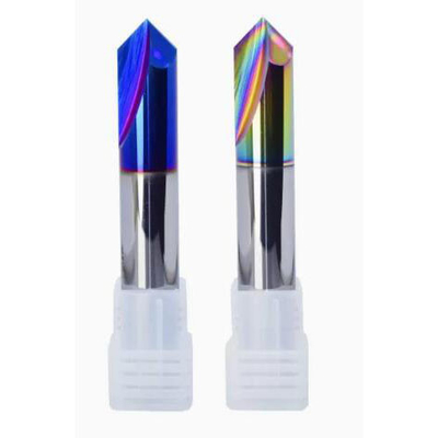 HRC65 Nano Blue Carbide Chamfering End Mill