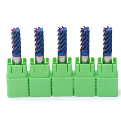 6-Flute Precision Carbide Square End Mill for Metalworking and CNC Machining